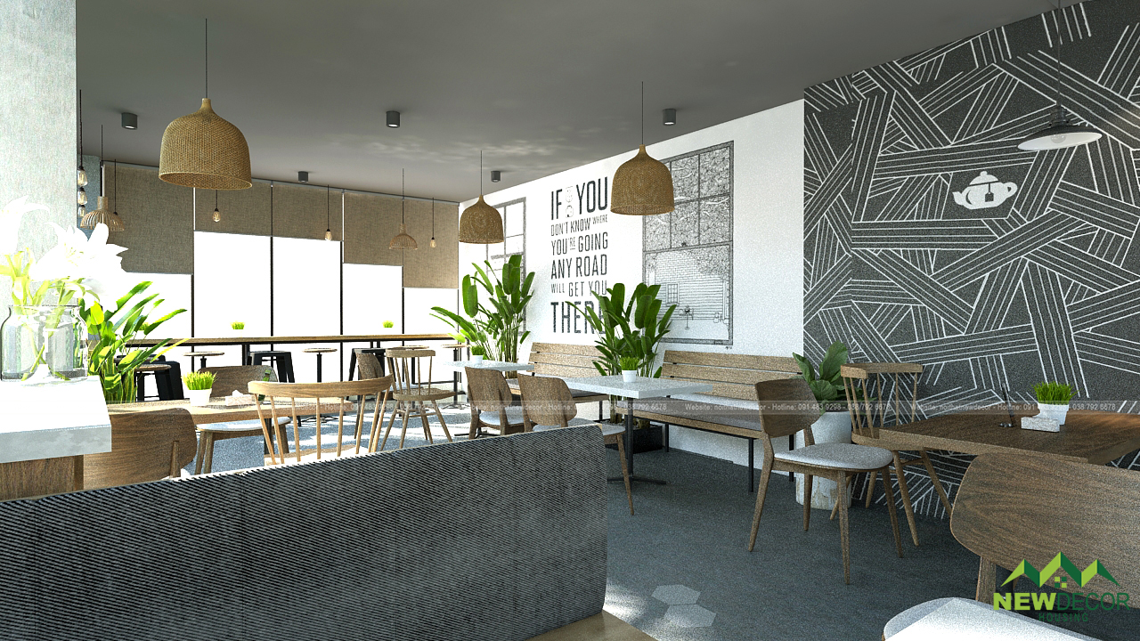Với không gian này, nội thất quán cà phê còn đem đến một không gian trưởng thành cho những người làm việc.